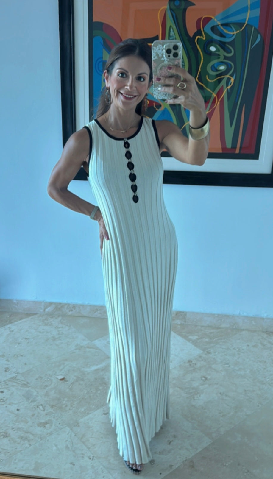 Ribbed Knit Maxi Dress