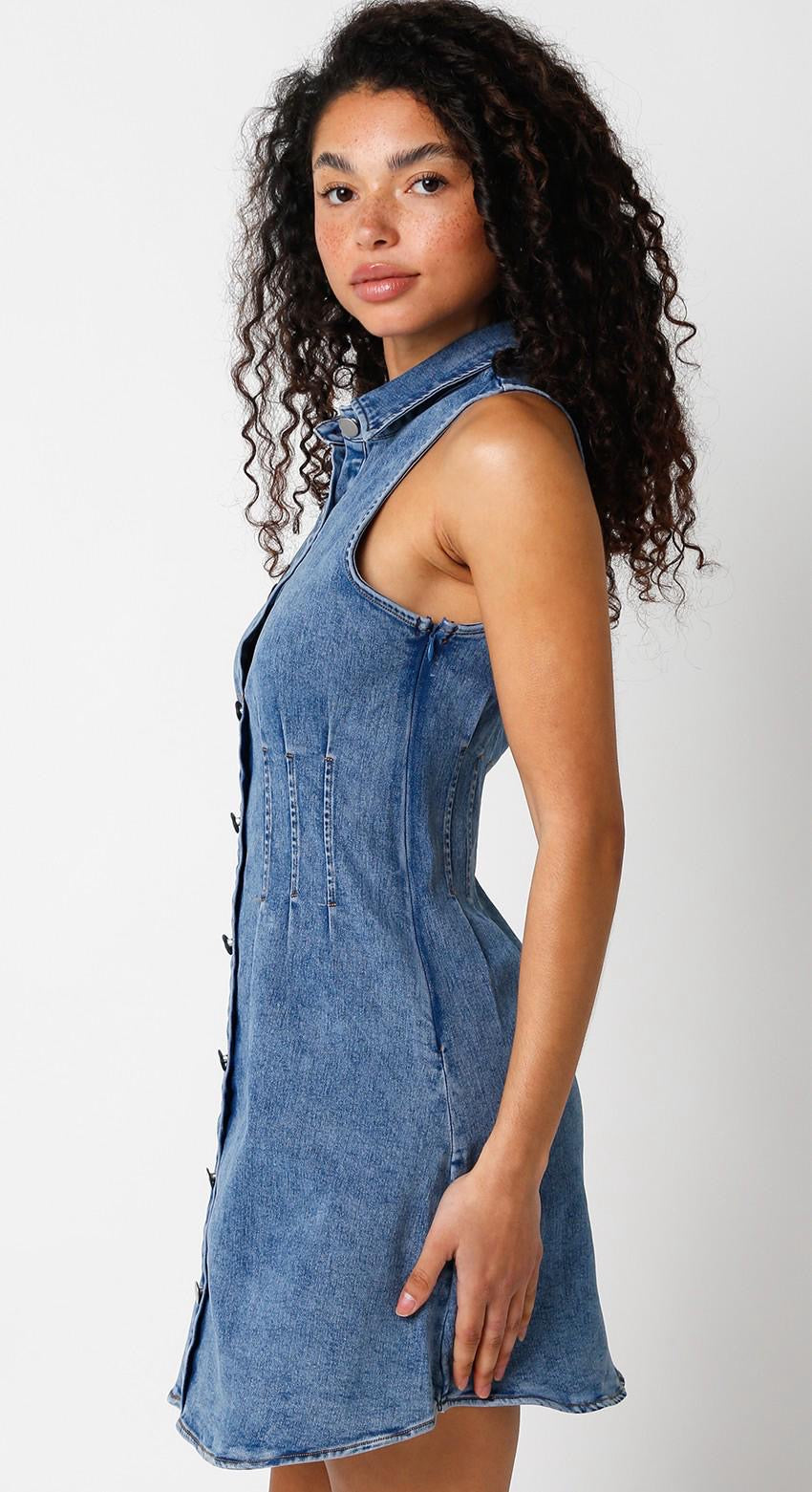 KACEY DENIM DRESS