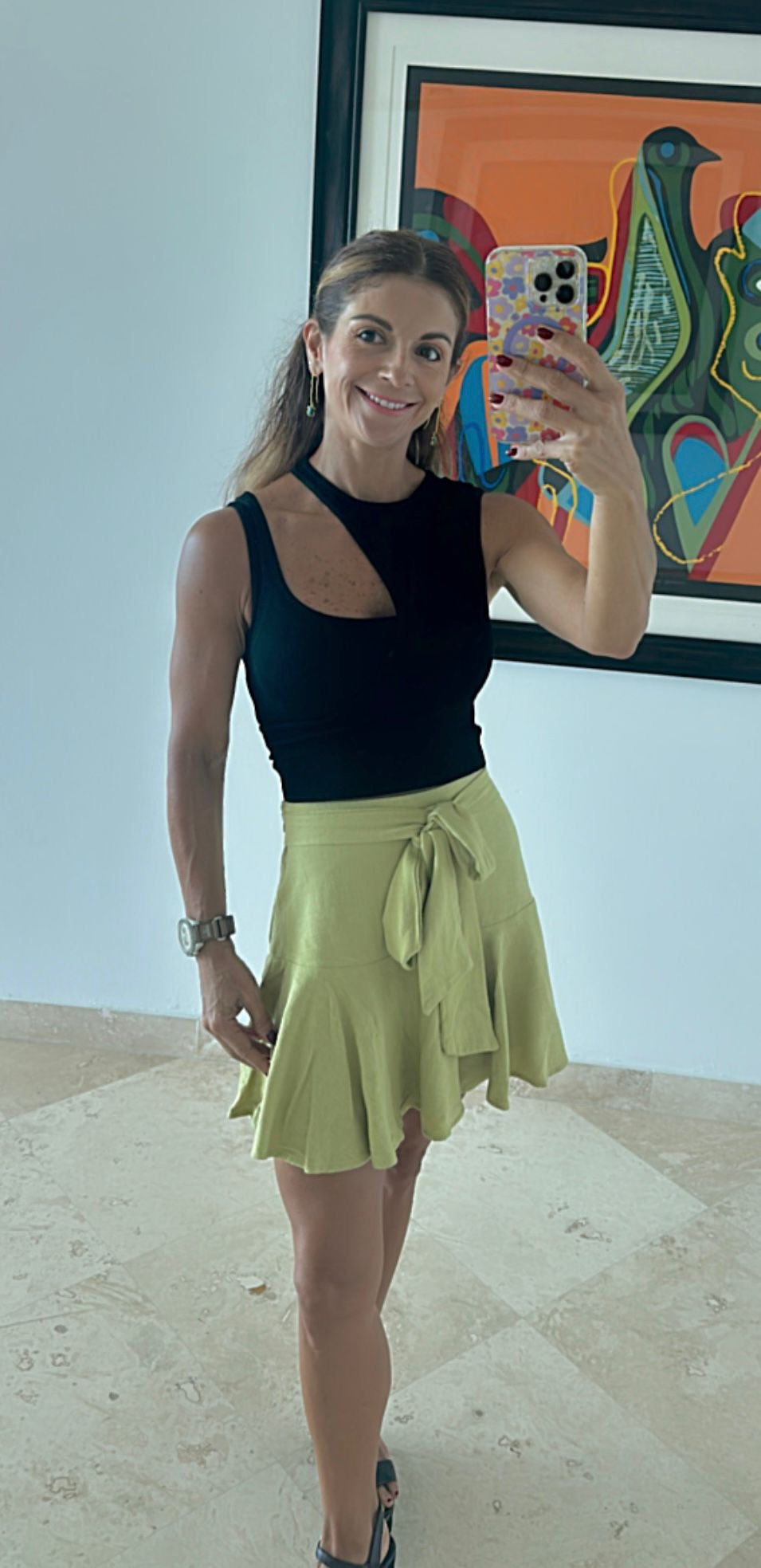 LiLy Green Skort