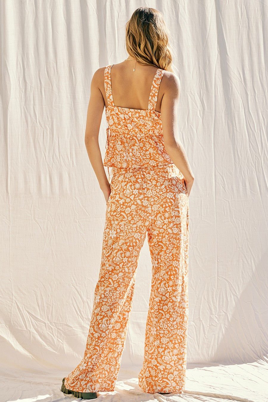 Orange Blossom Pant Set