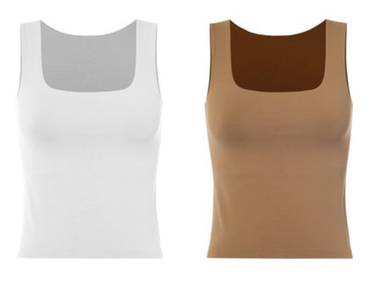 Square Neck Basic Top