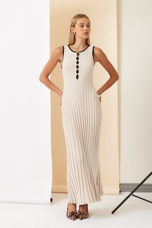 Ribbed Knit Maxi Dress