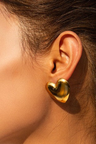 Chunky Hearts Earrings