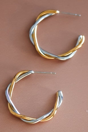 Two Tone Hoops