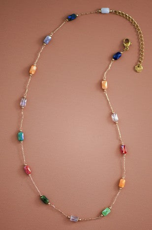 Opal/ Multi Stones Necklace