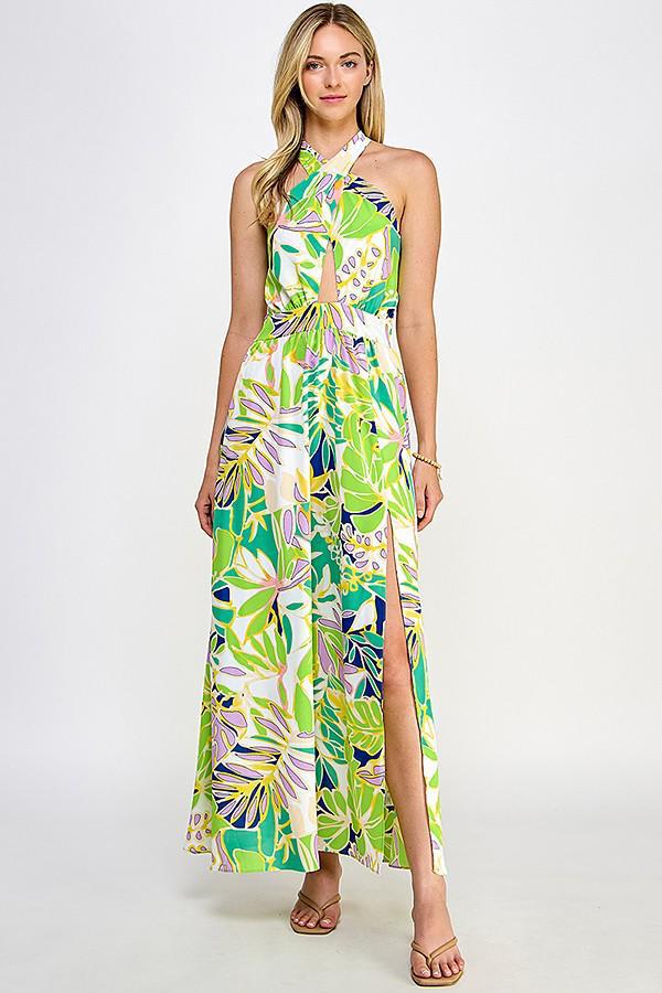 Tropical Maxi Dress