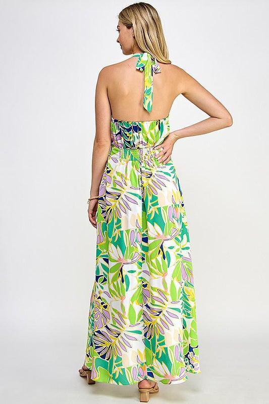 Tropical Maxi Dress